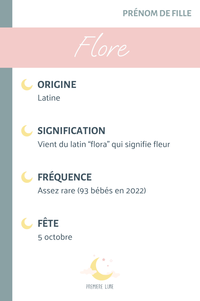 Flore idée prénom fille ancien et rétro